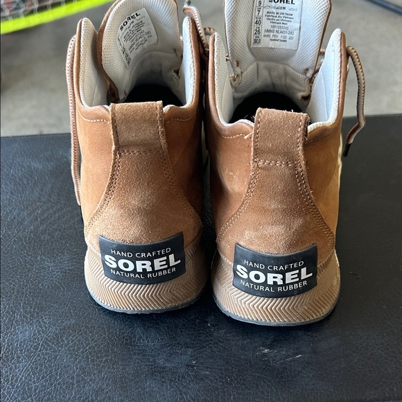 Sorel Tan and Gray Lace-Up Boots - Picture 3 of 4